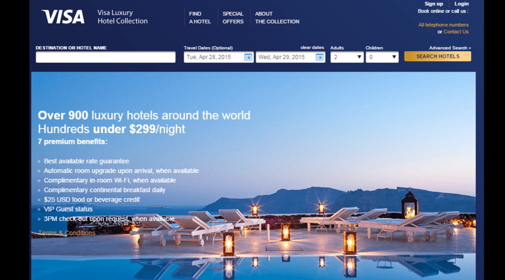 The Visa Luxury Collection- worth booking? - The MileLion