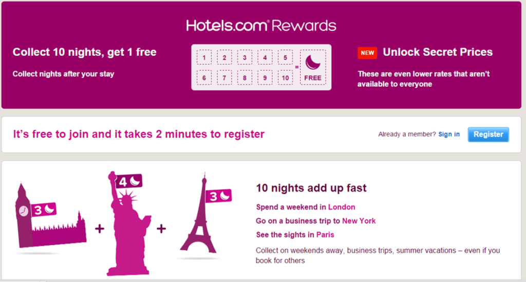 hotels rewards