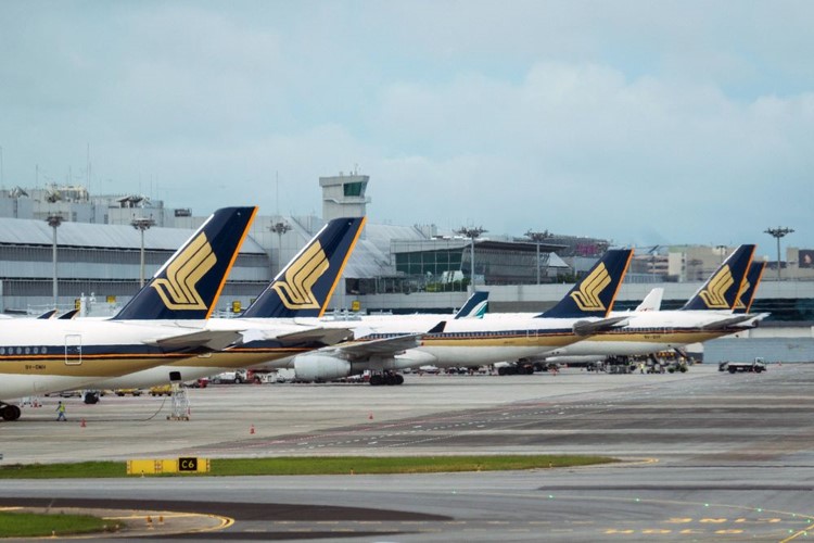 singapore airlines planes