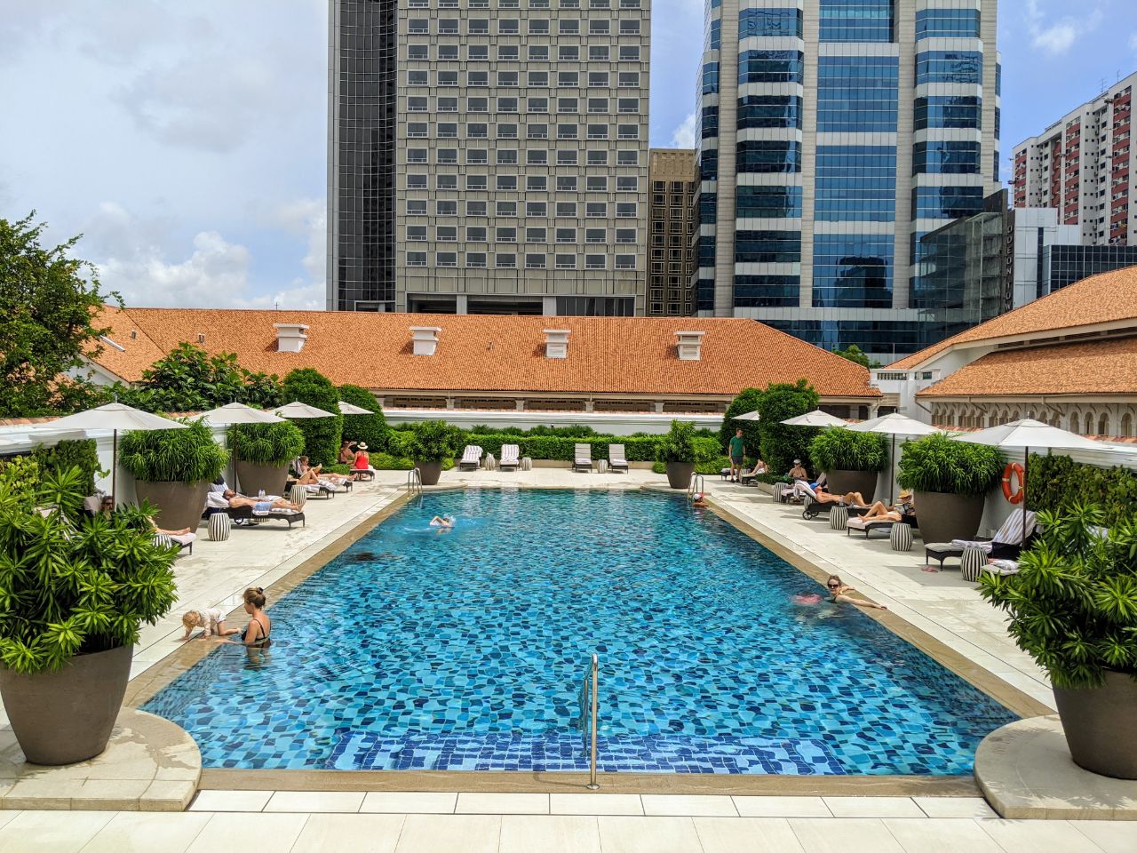 Raffles Hotel Swimming Pool