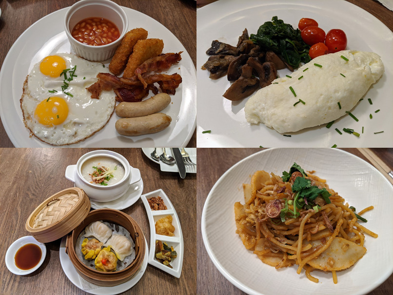 Hilton Singapore breakfast