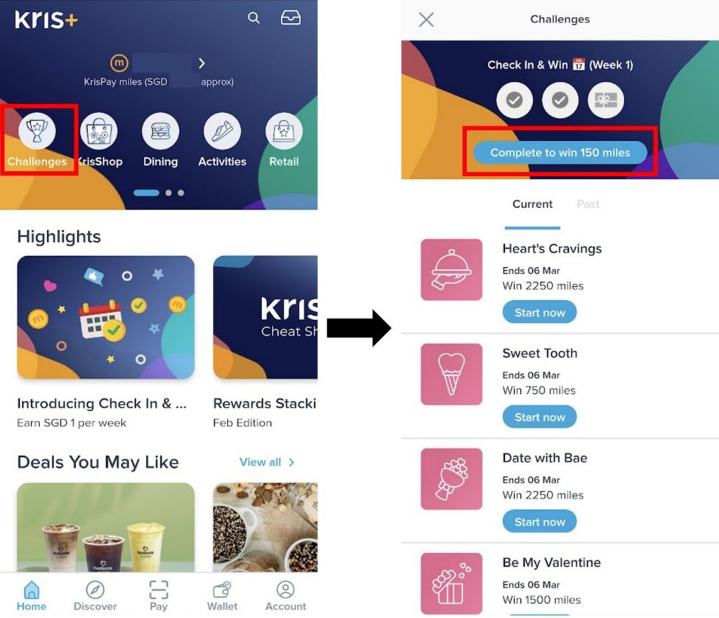 Kris+ Check-in: It ain't much, but it's 150 free miles - The MileLion
