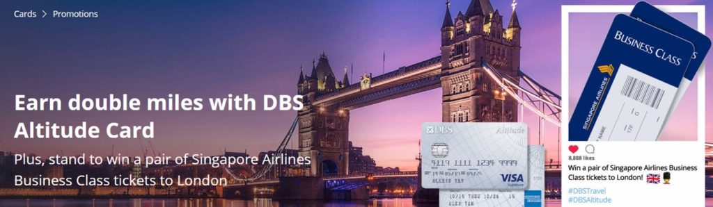 DBS Altitude Cards offering 4 mpd on overseas spending - The MileLion