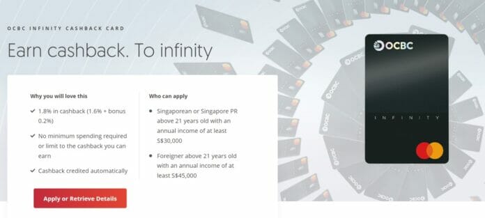 Infinity Unit Card New OCBC INFINITY Cashback Card: (Yet another) unlimited cashback card ...