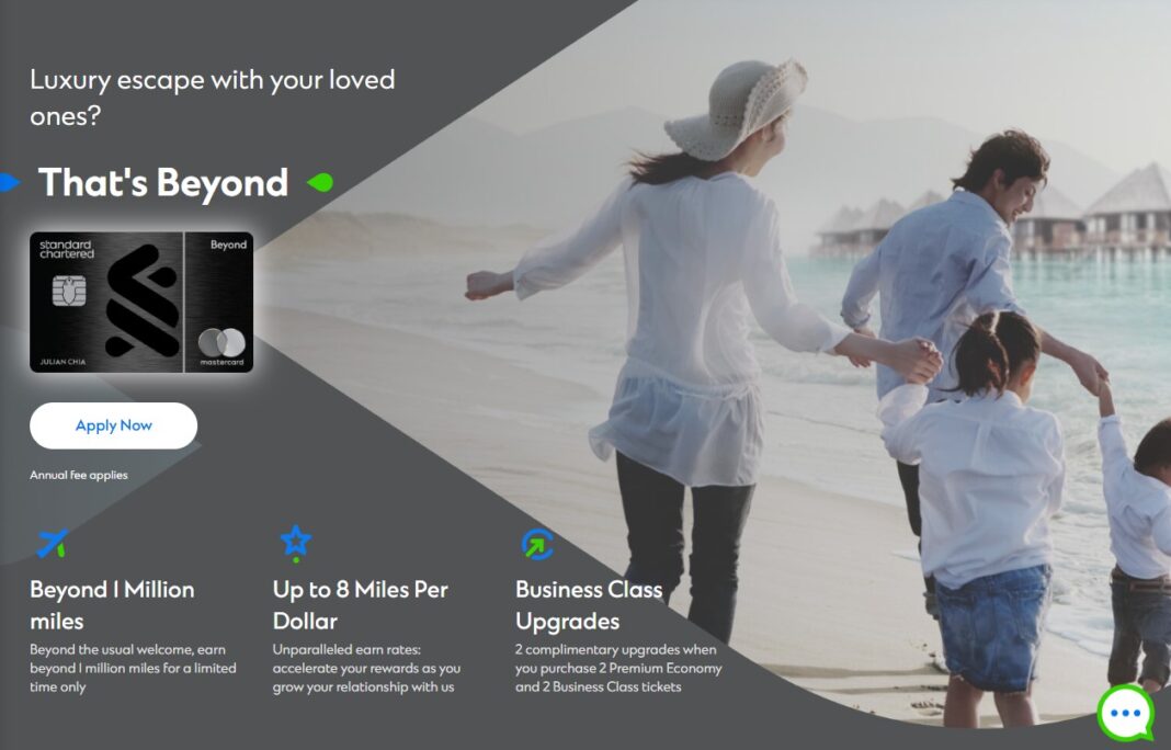 Byond Card Back Rates StanChart Beyond Card: 100,000 miles welcome offer, uncapped 8 mpd, and ...
